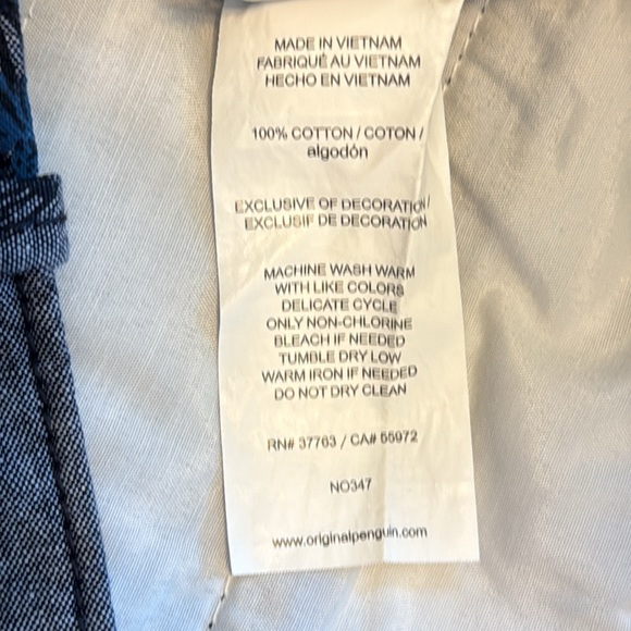 Original Penguin Men’s Flat Front Palm Tree Shorts - Picture 10 of 10